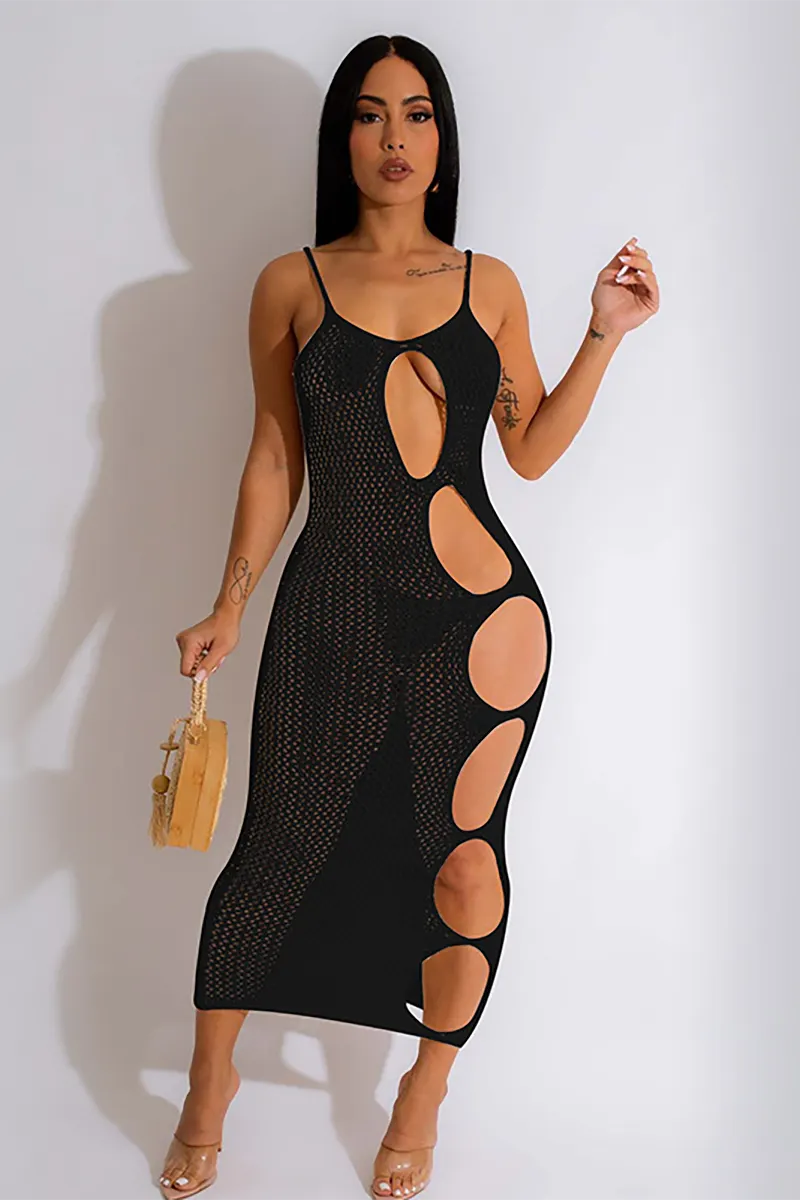 Mesh Bikini Cutout Trouser Suit Swimsuit
