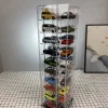 Car model display stand rotatable transparent model storage rack box (40 parking spaces)