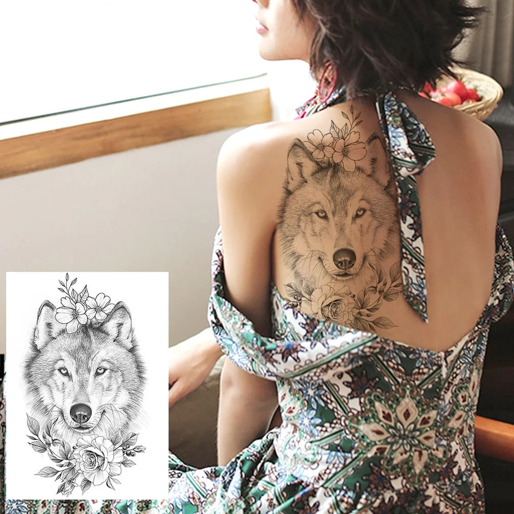 Realistic Sexy Peony Tattoos Temporary Women Adult Flower Arm Tattoos Sticker Waterproof Fake Floral Bloosom Body Leg Art Tatoos 530