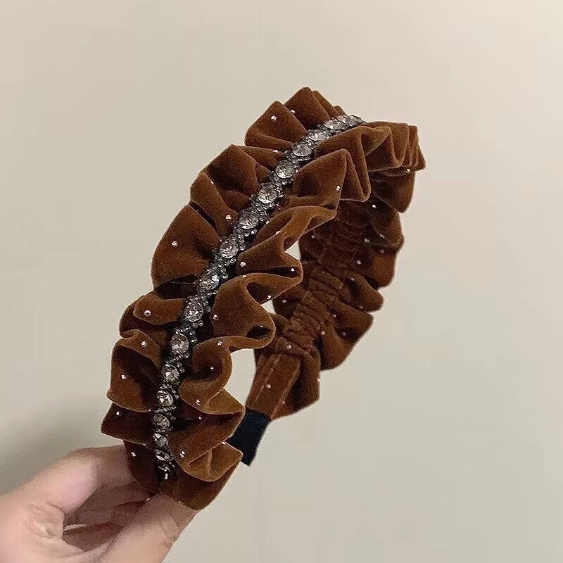 Elegant Retro Solid Color Cloth Hair Band