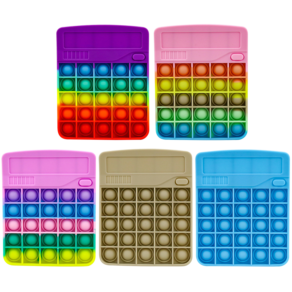 

Silicone Calculator Push Bubble Autism Needs Kid Adult Decompression Toys, 501 Original