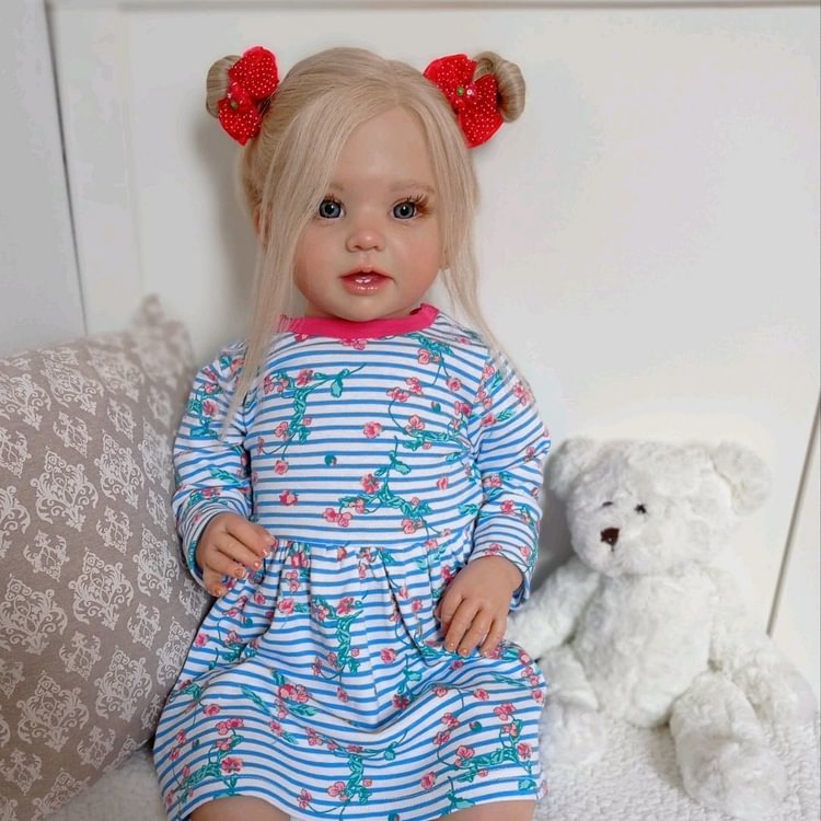 [Kids Reborn Gift] 20" Truly Baby Girl Toddlers Doll Toy Kali with "Heartbeat" ,Birthday Gift Set Rebornartdoll® Rebornartdoll®