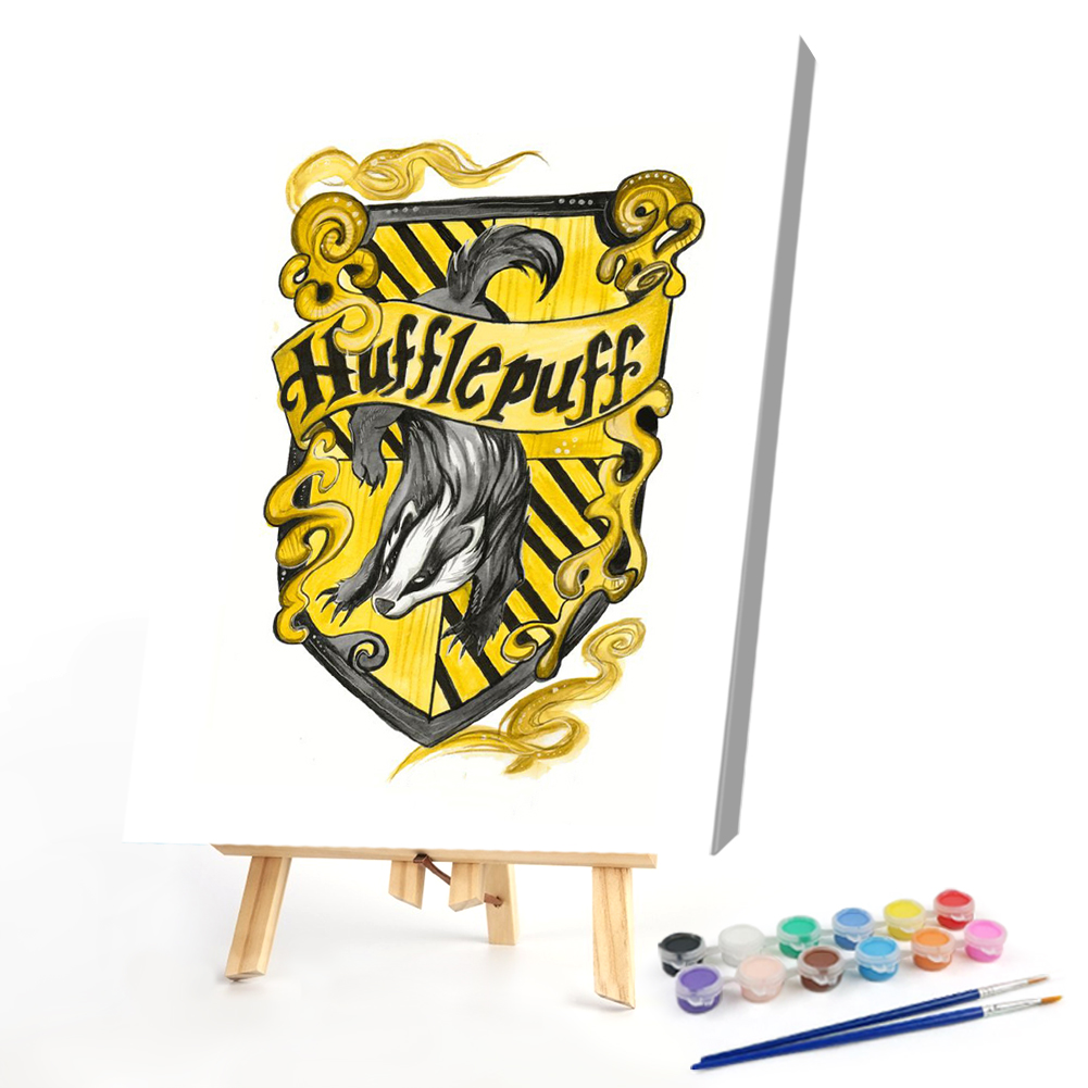 

40*50CM - Paint By Numbers - Magic School Badge, 501 Original