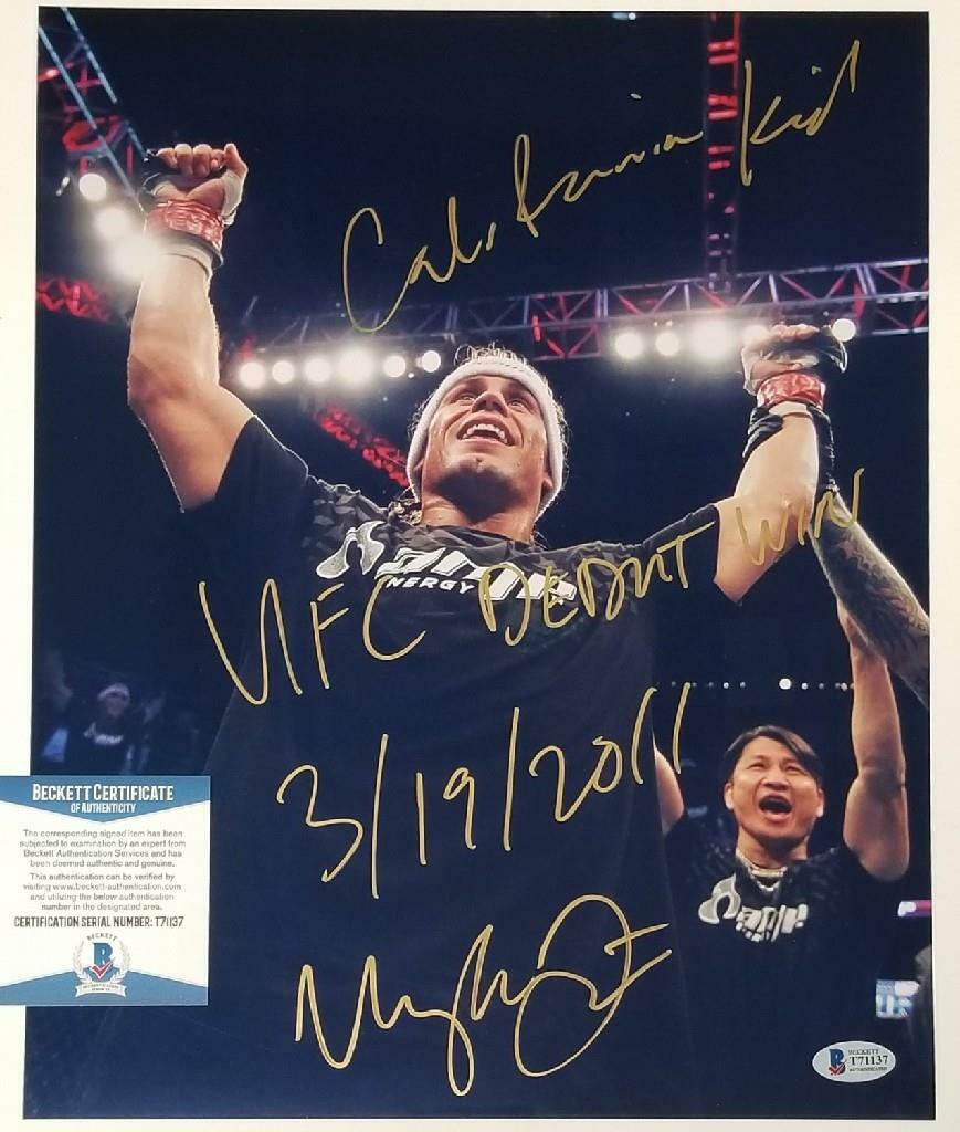 Urijah Faber signed UFC Debut Win