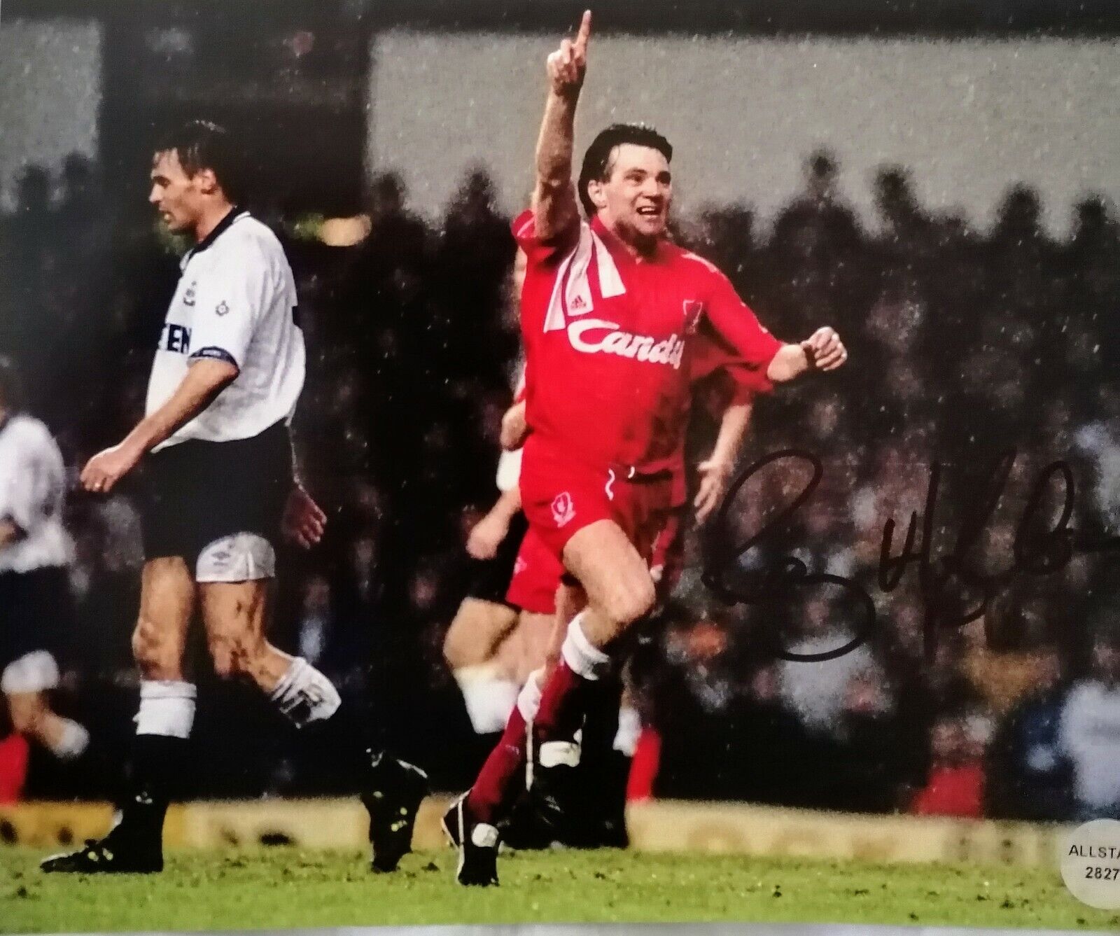 Ray Houghton signed Colour 10 x 8 Liverpool Autographed Photo Poster painting from 1980s