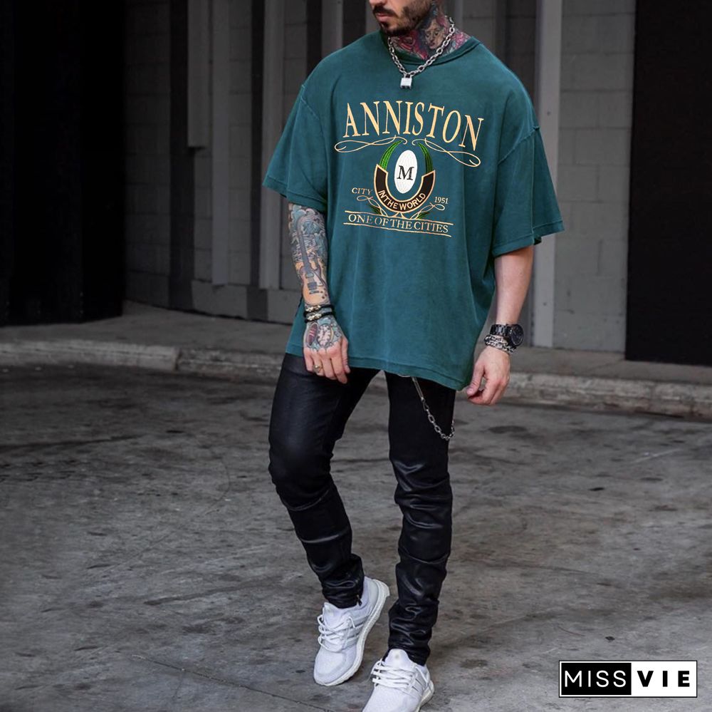 Retro Oversized Anniston Men's T-Shirt