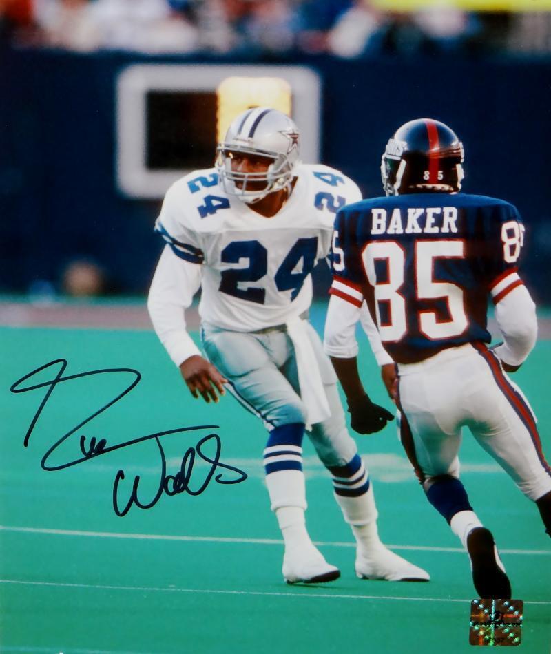 Everson Walls Autographed Cowboys 8x10 vs.Giants Photo Poster painting- Jersey Source Auth