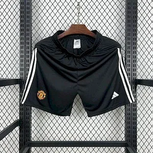 2025/2026 Manchester United Home Shorts Black