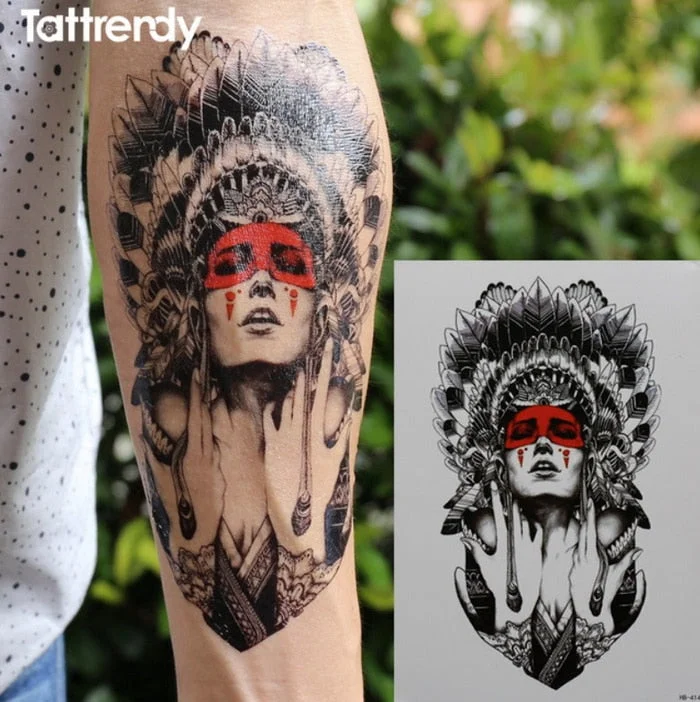 temporary tattoo sheet tatoo temporary stickers angel wing tattoos girl sexy thigh arm tattoo black sleeve tatto boys men decal