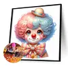 Clown Makeup Girl-Full Round Diamond painting 40*40CM