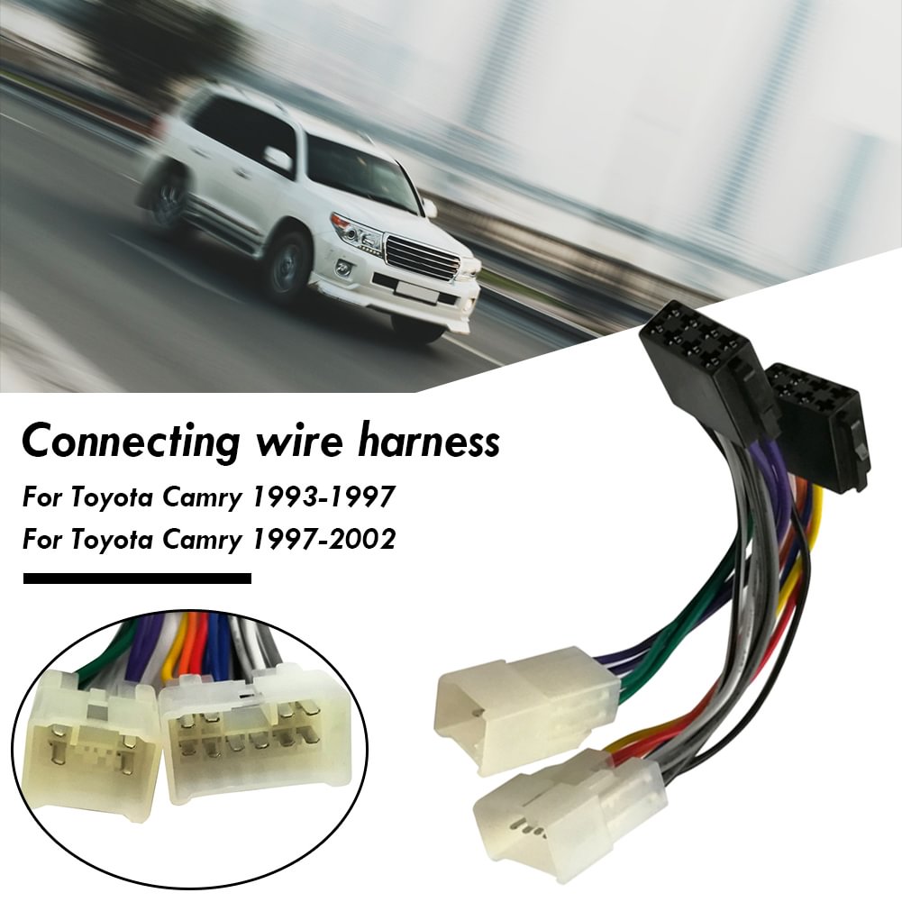 ISO Car Stereo Harness Adapter Wiring Connector for Toyota Camry Corolla