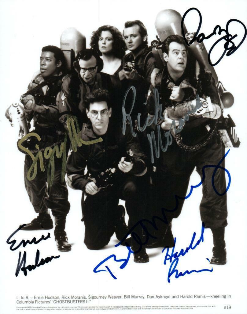 Dan Aykroyd Hudson Murray Ramis + 2 8x10 Autographed signed Photo Poster painting Picture + COA