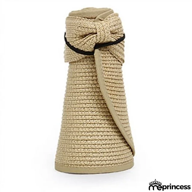 New Women Summer Visors Hat Foldable Sun Hat Wide Large Brim Beach Hats Straw Hat chapeau femme Beach UV Protection Caps