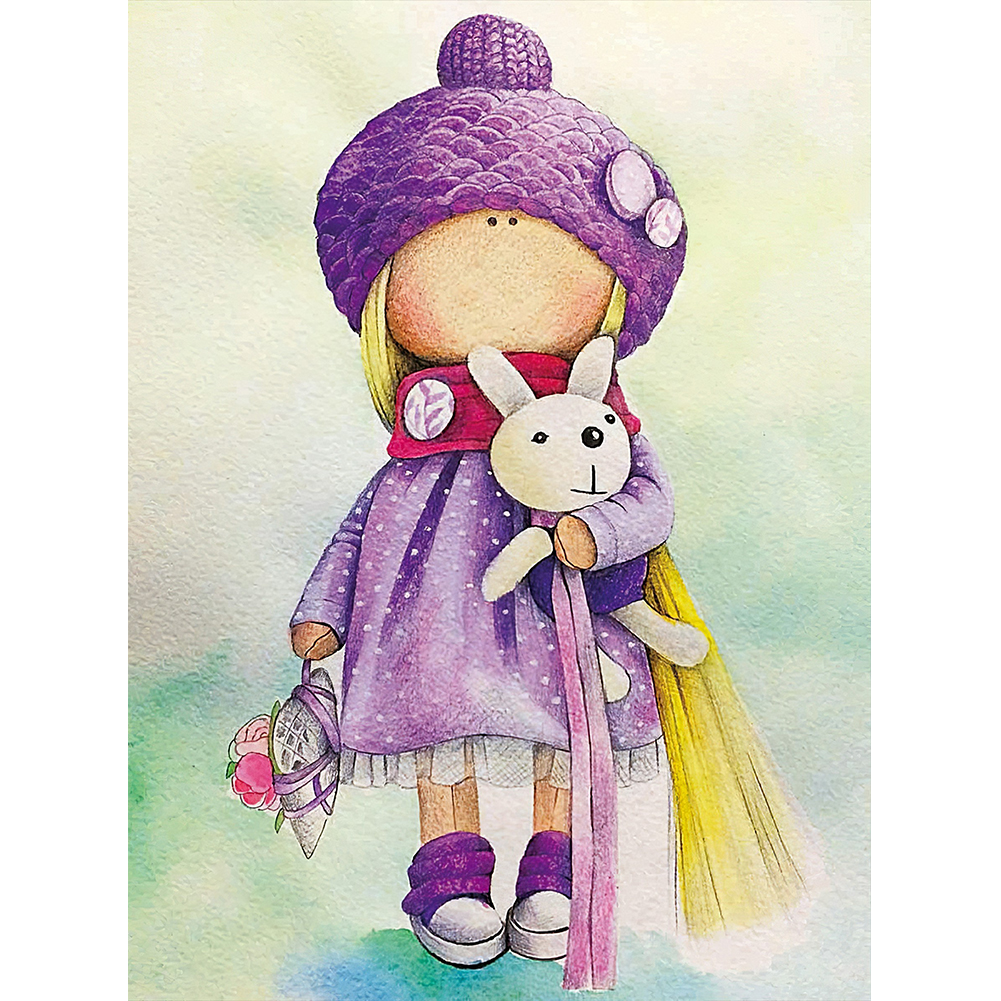 

Little Doll - Round Drill Diamond Painting - 30*40CM, 501 Original