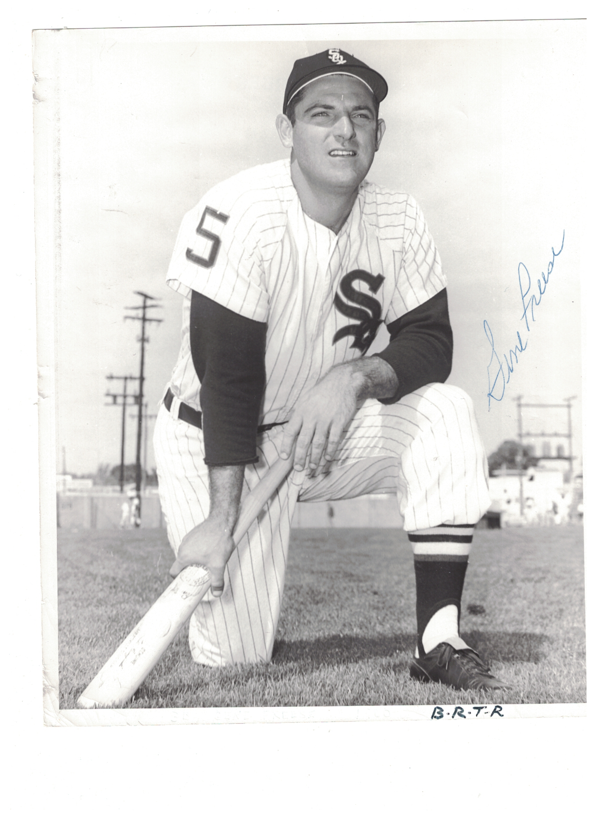 Gene se Chicago White Sox Don Wingfield Signed 8x10 Photo Poster painting W/Our COA RH2