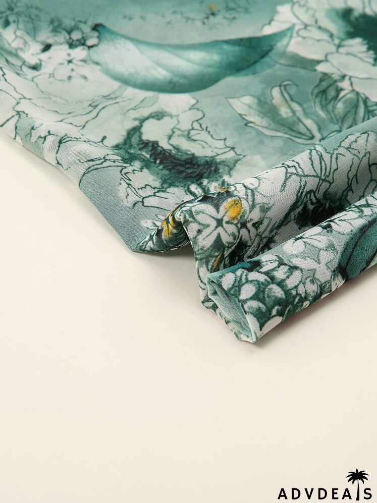 Flower Pattern Scarf