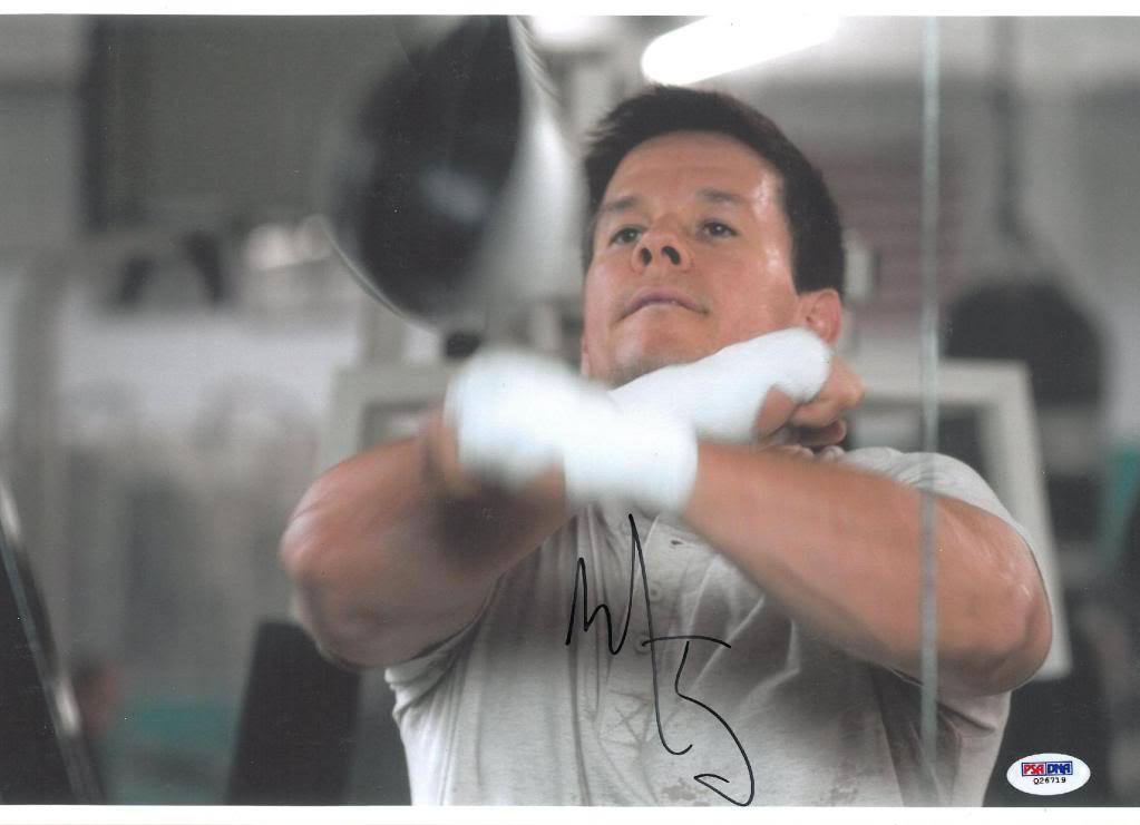 Mark Wahlberg Signed The Fighter Autographed 10x14 Photo Poster painting (PSA/DNA) #Q26719