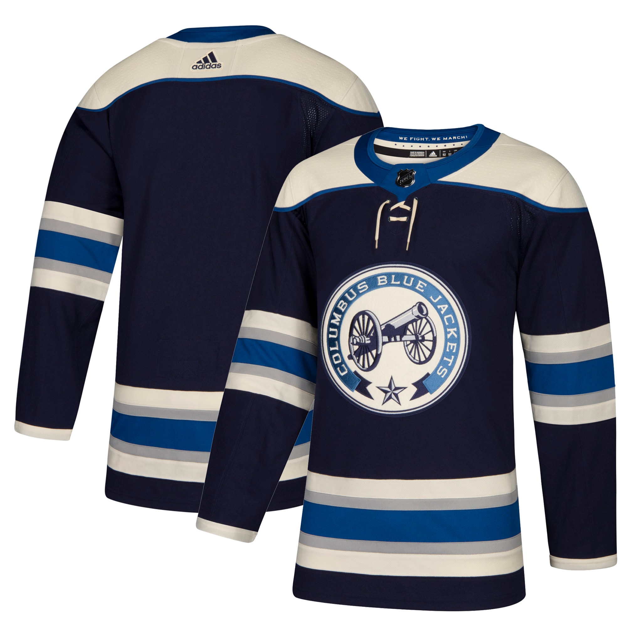 Columbus Blue Jackets   Alternate Blank Jersey – Navy mysite