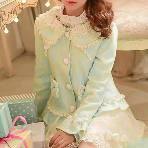 S/M/L Green Forest Fairy Coat SP153625
