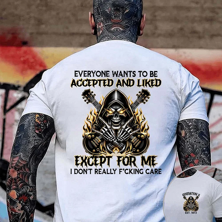 Generation X Badass Generation T-shirt, I Don't F*cking Care. Never Did, Unisex Comfort Hoodie, Custom Year Of Birth Shirt