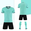 High-End Quick-Drying Polyester Soccer Wear Customizable Short-Sleeved Training Suit Set with OEM Service Available