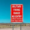 Military Shooting Ranges Off-limits - Metal Tin Signs(8*12Inch/12*16Inch)