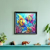 Diamond Painting-5D Full Round Drill Butterfly Fish(40*40 CM)
