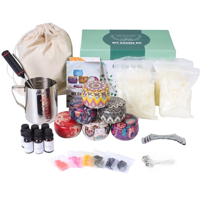 DIY Candle Making Kit Soy Wax, Candle Making supplies, craft for adults