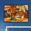 Diamond Painting -DIY Round Drill Kitten and Puppy