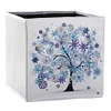 5D Diamond Painting Folding Storage Basket Box Embroidery Cross-stitch Picture Art Craft For Home Closet Cabinet Bedroom Toy Sundry Organizer (Season Tree)