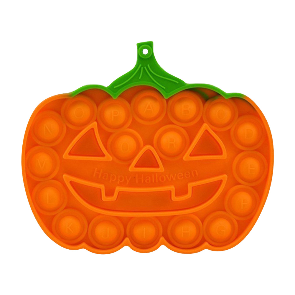 

Silicone Pumpkin Push Bubble Board Autism Toy Kids Sensory Educational Tool, 501 Original