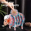 Kits de dessous de verre &agrave; motif animal 5d bricolage avec support pour la maison