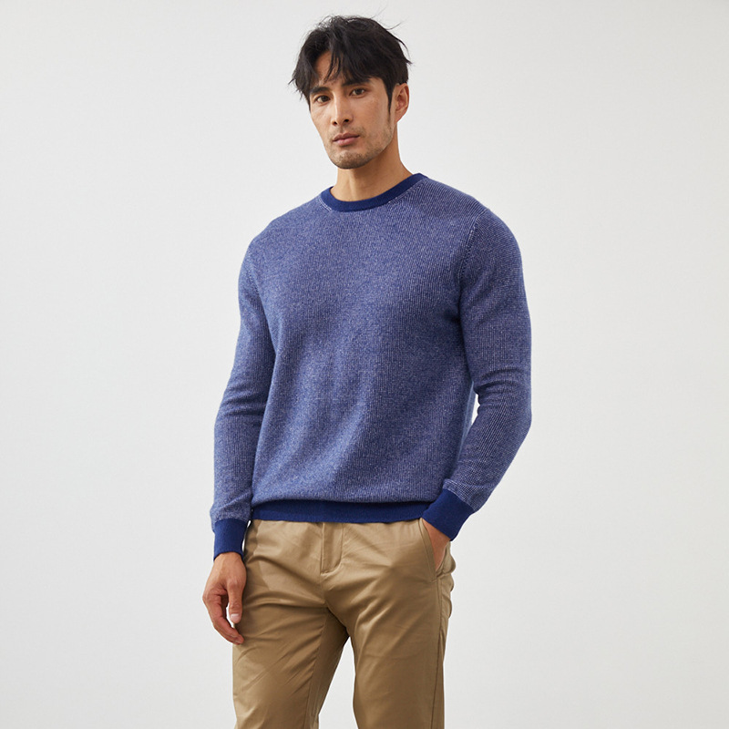 Men's 100 Pure Cashmere Sweater REAL SILK LIFE