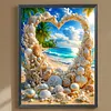 Diamond Painting -DIY Round Drill Heart Seaside Arch