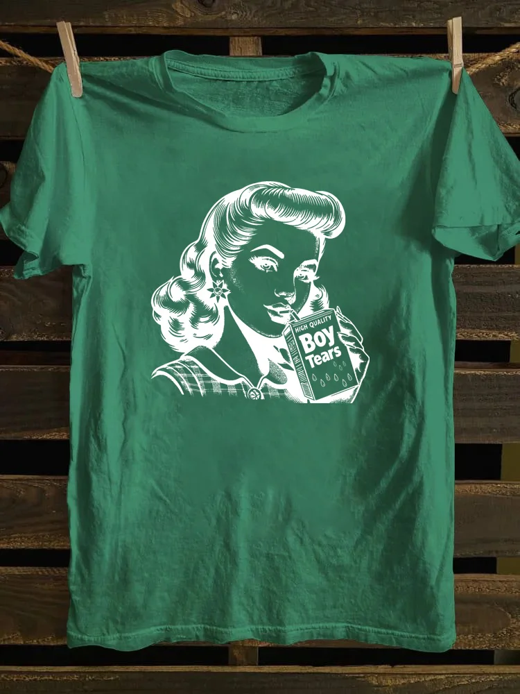 Boy Tears Retro T-shirt