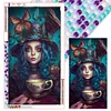 Diamond Painting -DIY Round Drill Blue Hair Girl(40x70cm)