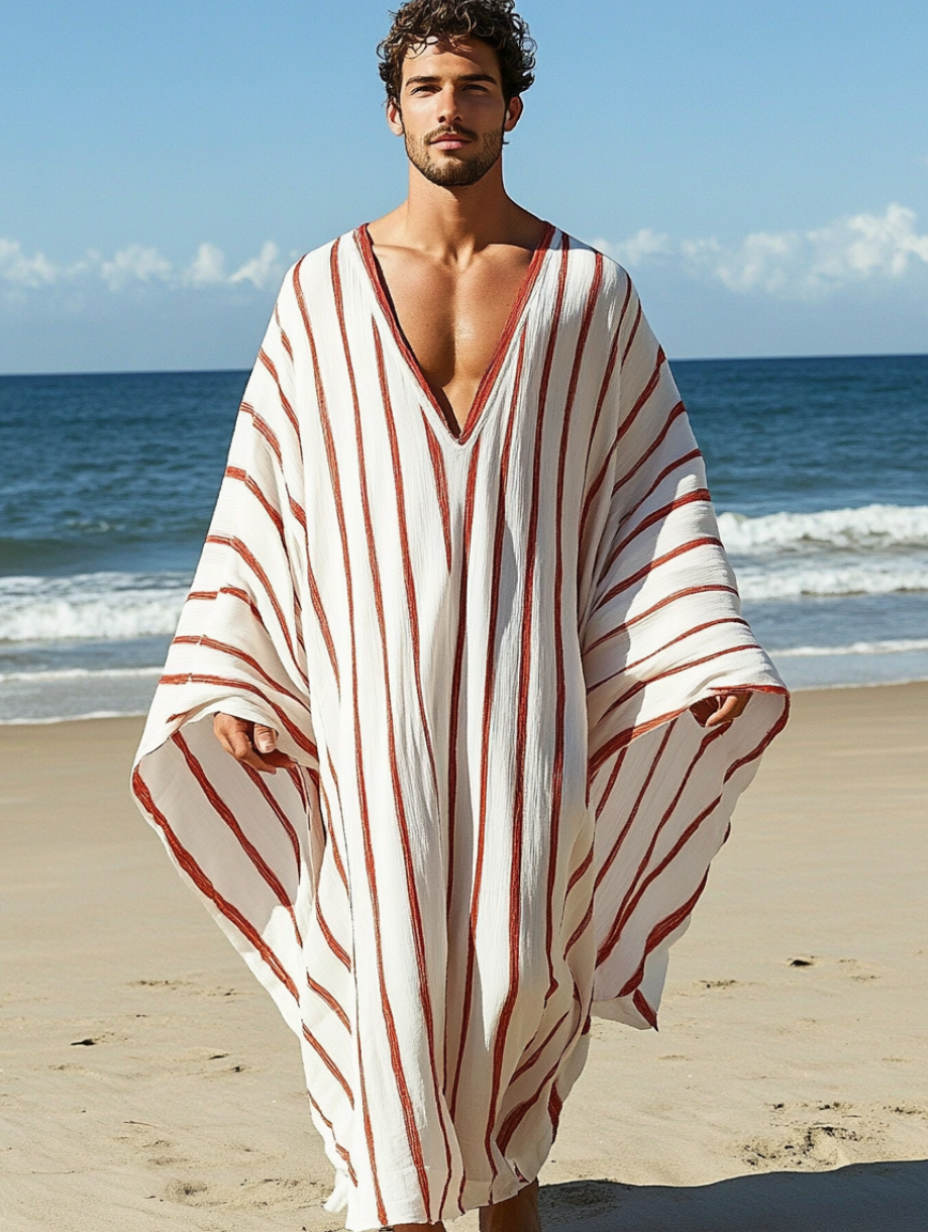 Loose and Comfortable Printed Kaftan