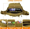 Taktische G&uuml;rteltasche Sport H&uuml;fttasche Molle Bauchtasche Wasserabweisend mit Rei&szlig;verschluss f&uuml;r Outdoor Laufen Reise Wandern Radfahren Camping Klettern