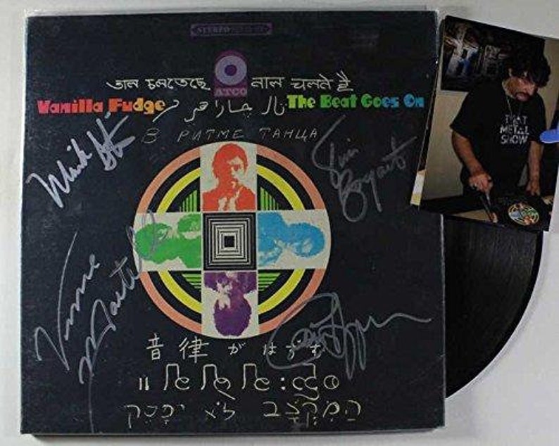 Vanilla Fudge Group Signed Autographed The Beat Goes On