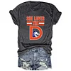 She Loves the D Denver Football Tee