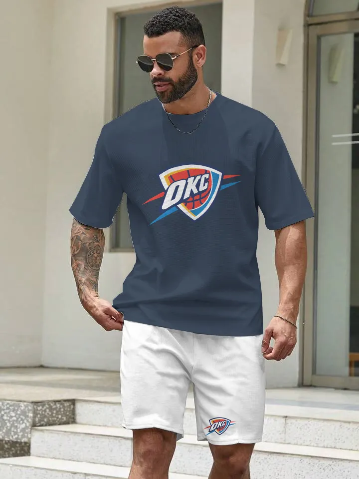 Oklahoma City Thunder Edition Top And Shorts Two-Piece Suits