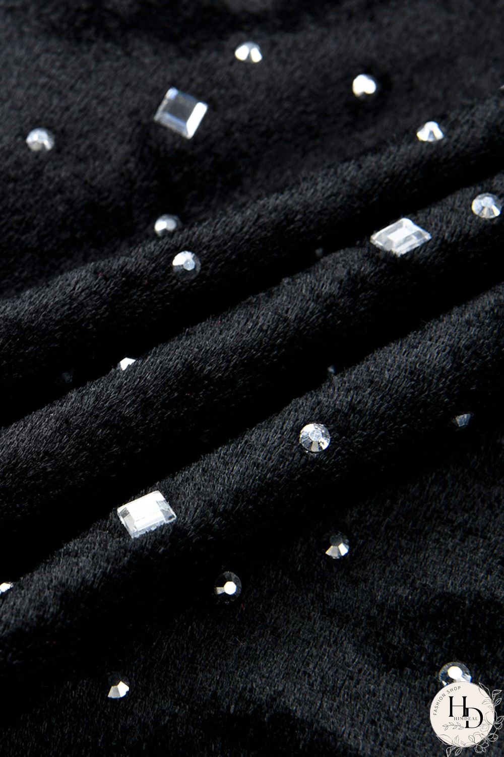 Blue Fashion Sexy Patchwork Hot Drilling Split Joint Turtleneck Skinny Jumpsuits