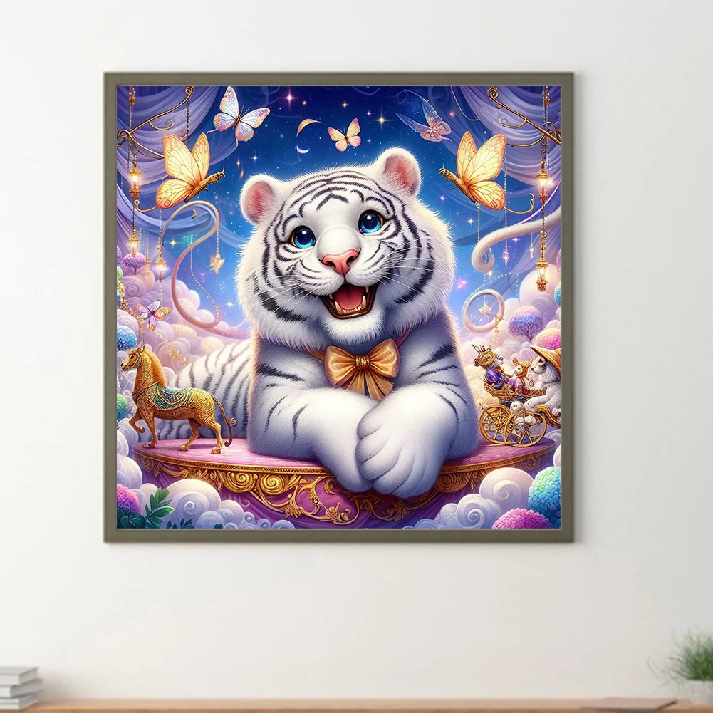 Diamond Painting - Full Square Drill - Gentleman Tiger(Canvas|35*35cm)