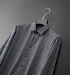 Men's No-iron Seamless Striped Slim Fit Business Casual Anti-wrinkle Shirt