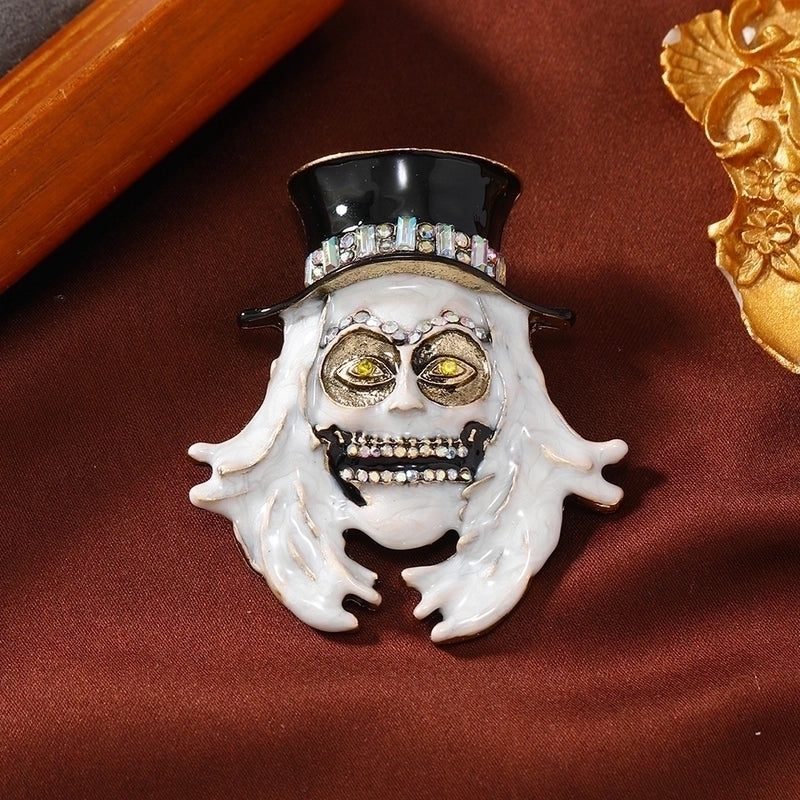 Funny Pumpkin Alloy Inlay Rhinestones Unisex Brooches