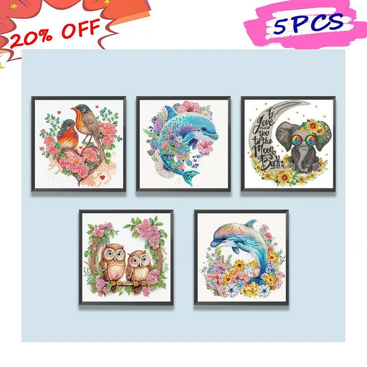 Animals 30*30CM(Canvas) Special Drill Diamond Painting gbfke
