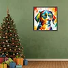 Diamond Painting -DIY Round Drill Oil Colour Bean Dog