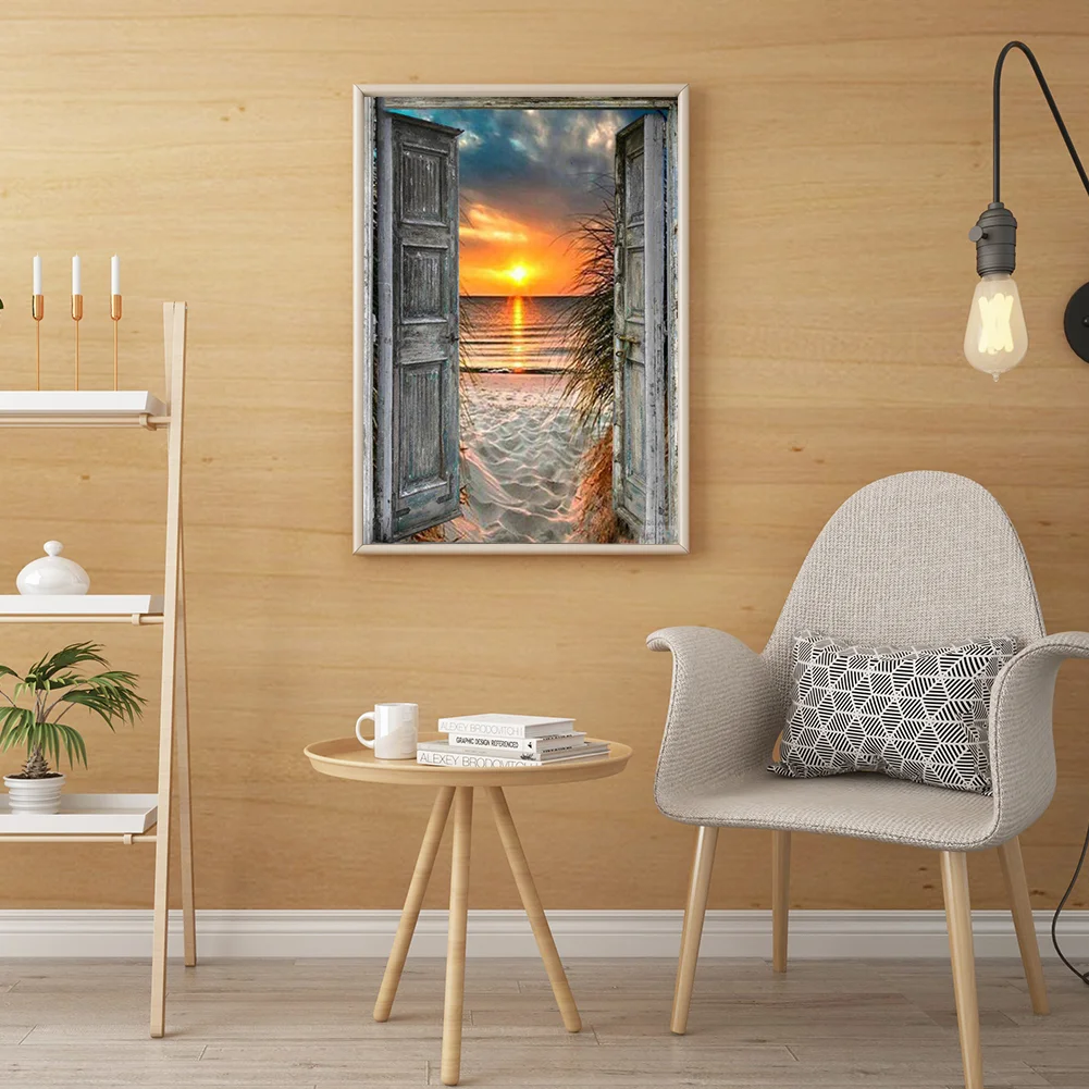 Diamond Painting - Full Round Drill - Sunrise Outside