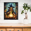 Halloween Witch - 11CT Stamped Cross Stitch - 40*50cm - Halloween
