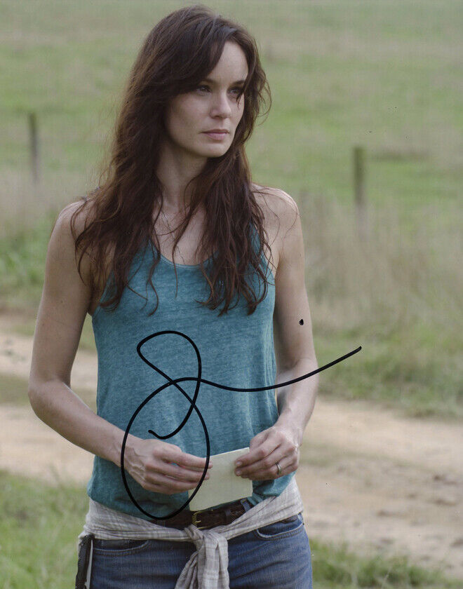 Sarah Wayne Callies signed autograph Photo Poster painting 8x10 inch COA waking dead 2